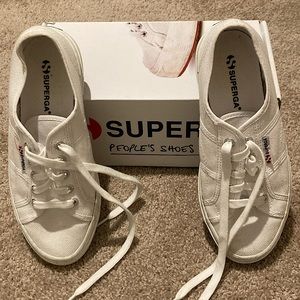 Superga 2750 cotu classic white canvas sneakers